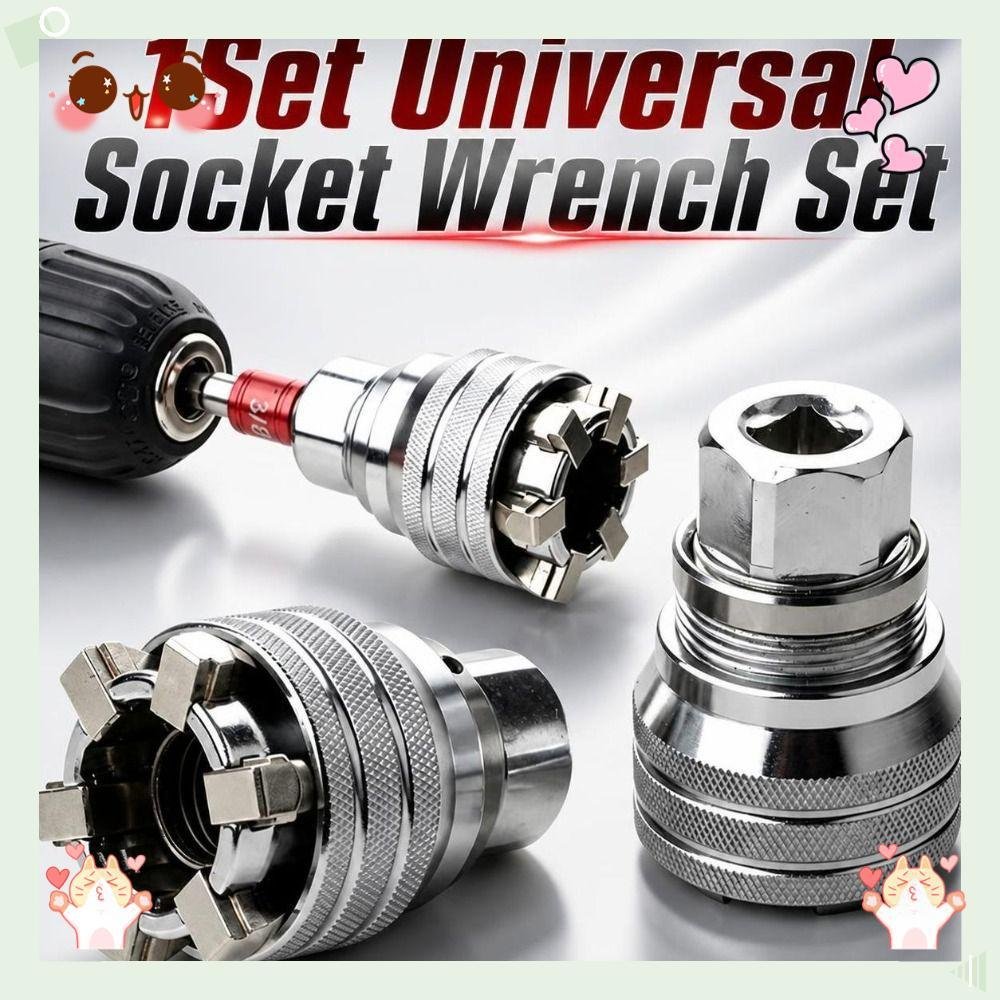 Conjunto de Soquete Universal Ajustável de 10-19mm