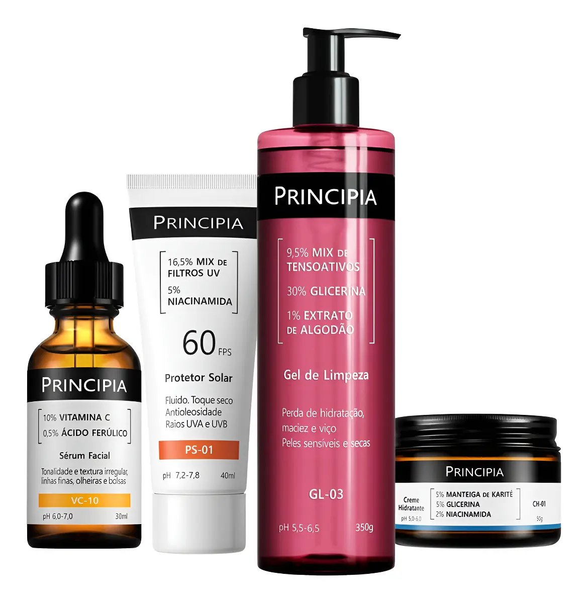 Principia Kit Essencial: Análise Técnica do Cuidado Diário Completo