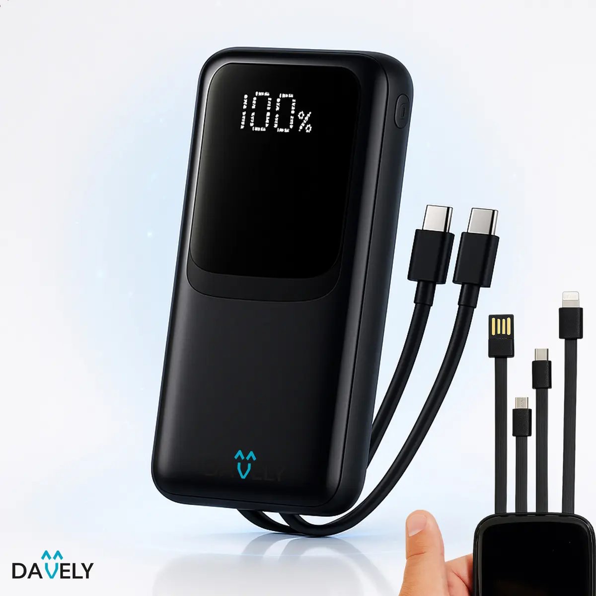 Power Bank Davely 20.000mAh Carga Rápida