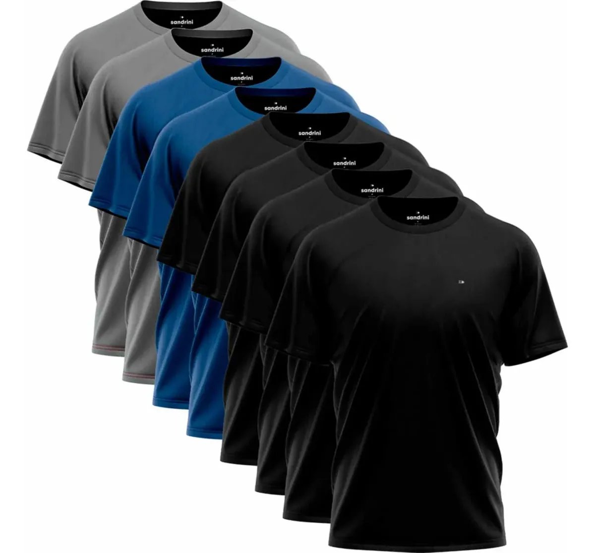 Review Técnico: Kit 8 Camisas Sandrini Dry-Fit - Desempenho e Custo-Benefício na Academia