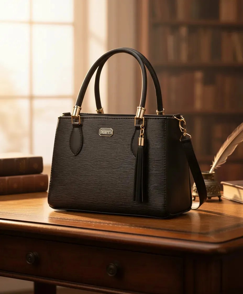 Bolsa Tote Duart's Lorena Preto: Elegância e Espaço