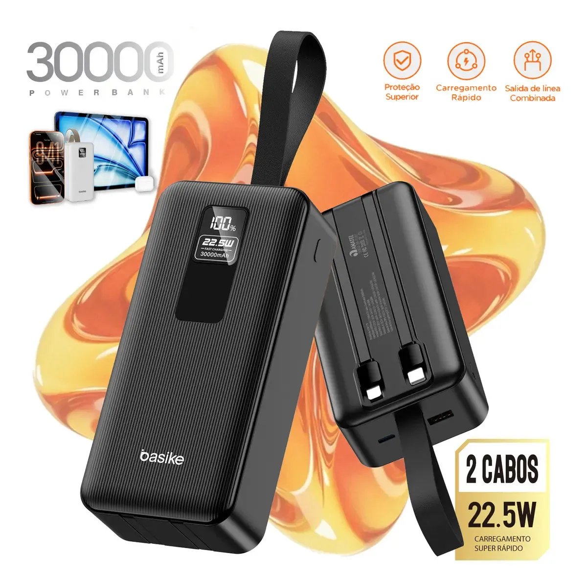 Basike 30000mAh 42.5W: Análise Detalhada da Potência Turbo Acessível