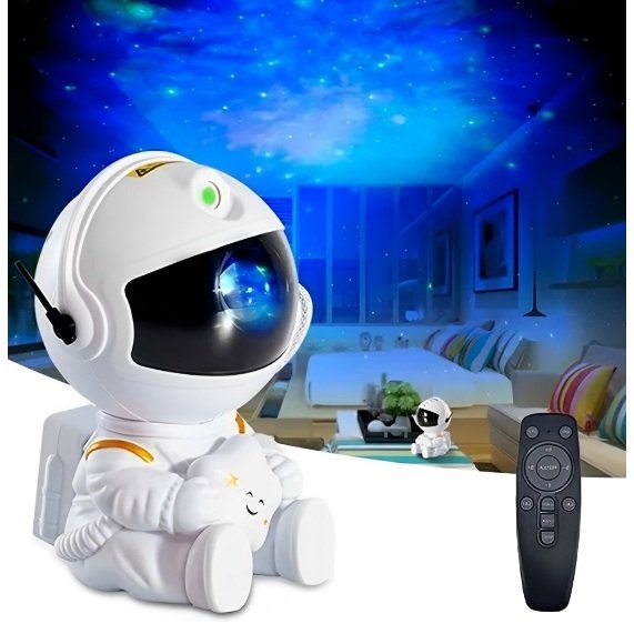 Review Técnico: Mini Projetor Galáxia Astronauta transforma ambientes com projeção LED de alta precisão