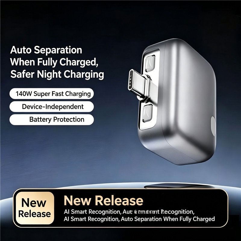 Desconector Inteligente 140W: Análise Detalhada do Adaptador de Carga Rápida com Parada Automática