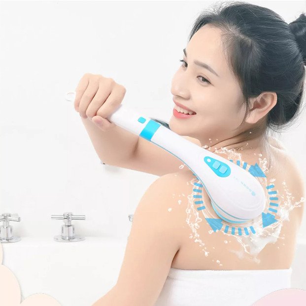 Review Técnico: Escova De Banho Elétrica Massageadora Multiuso 5 Em 1 Bommax BM-A515