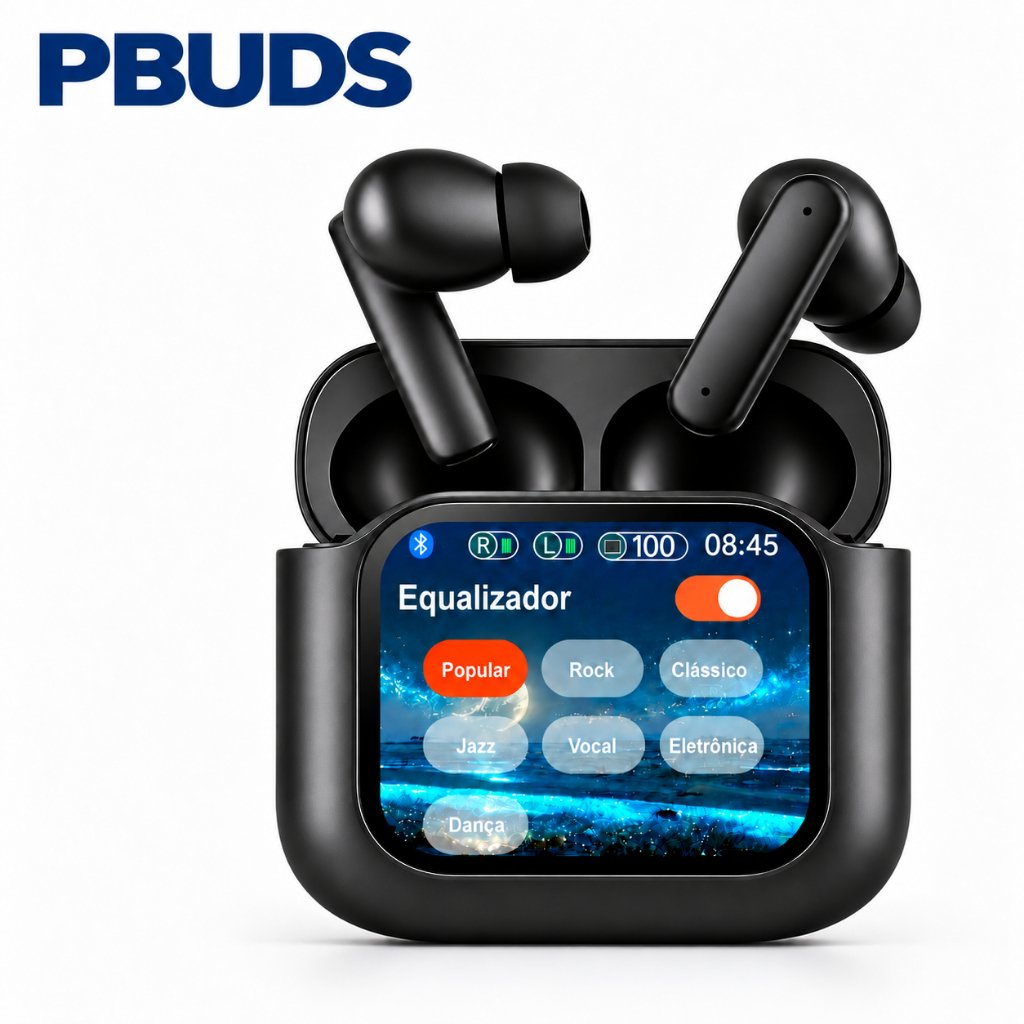 Fone Bluetooth PBUDS ANC com Tradutor de Idiomas AI
