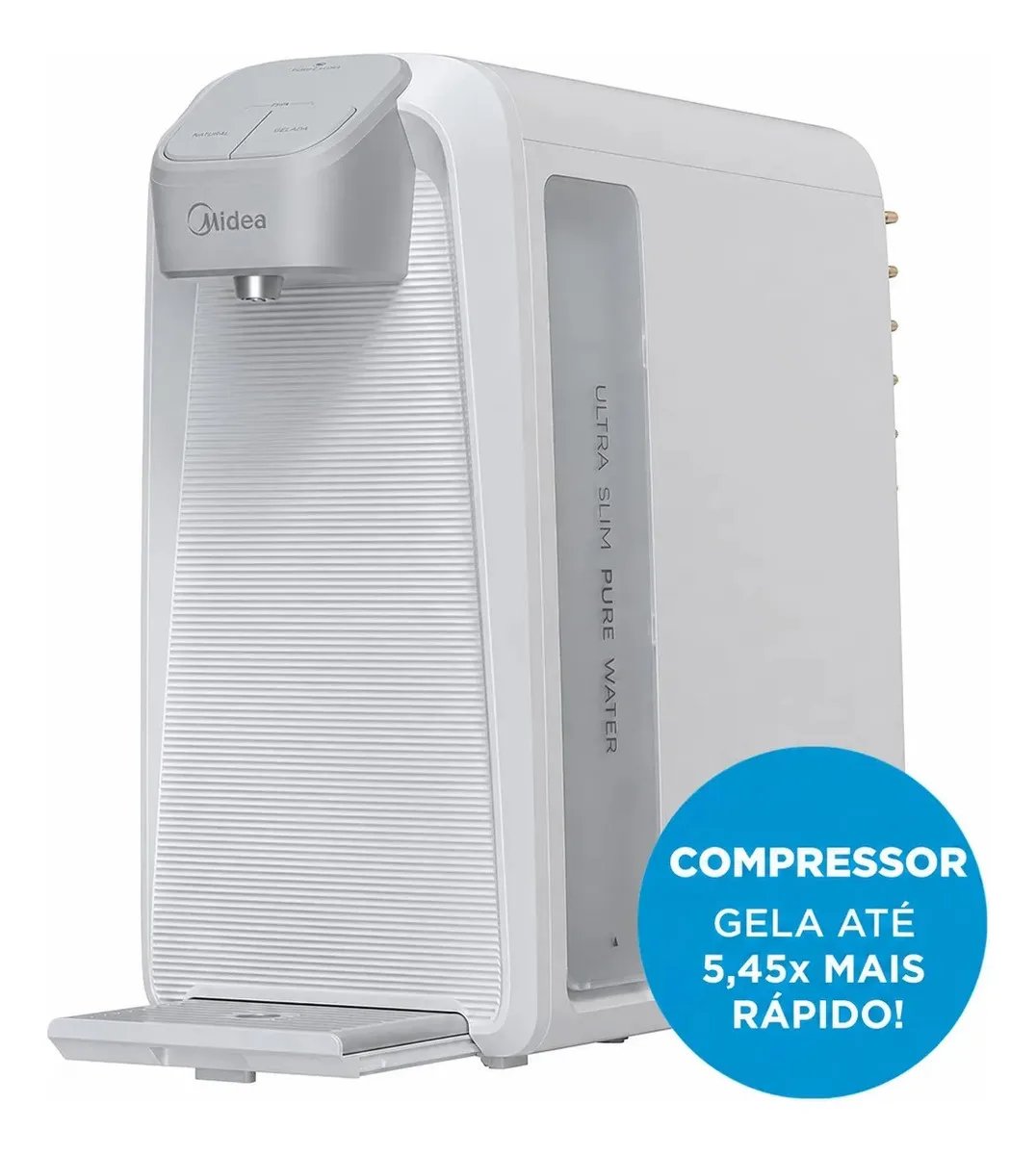 Purificador De Água Slimpure Midea Branco Compressor