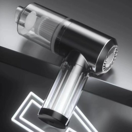 Mini Aspirador Portátil Sem Fio 3 em 1 6000Pa Automotivo e Residencial