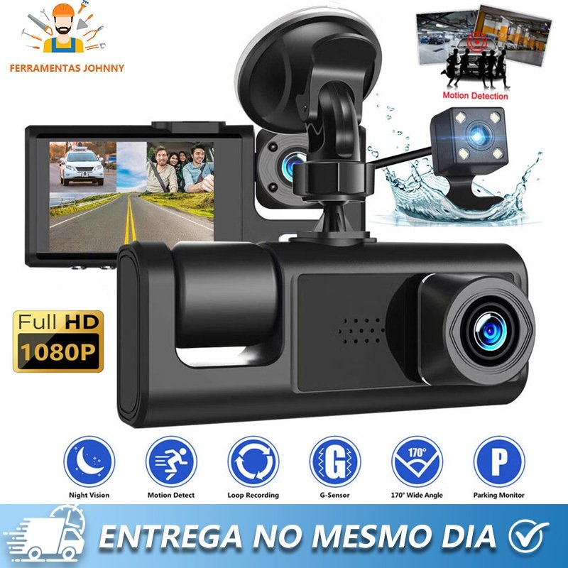 Gravador Veicular 3 Lentes (R$34,50): Segurança Tripla ou Compromisso na Qualidade?