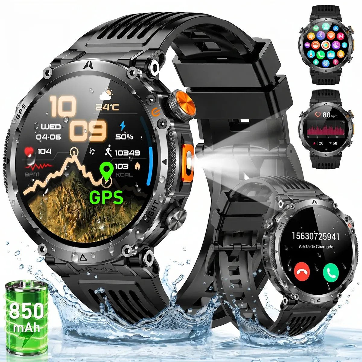 Review Técnico: Smartwatch Novante GPS Autônomo 850mAh