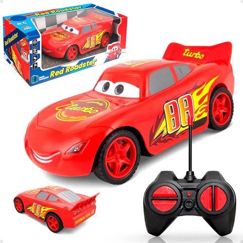 Carrinho Turbo Queen Controle Remoto Alta Velocidade com Luzes