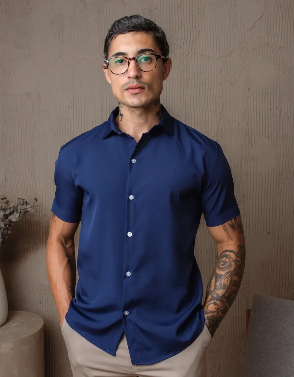 Camisa Social Gola Italiana Confortável no Radar de Compra