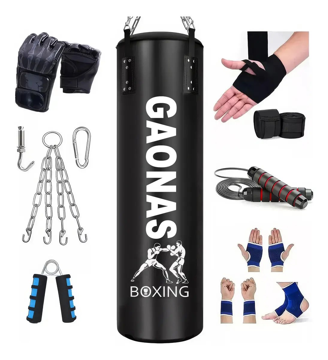Review Técnico: Kit Saco de Pancada Pera 120cm com Luva e Suporte para Treino Residencial