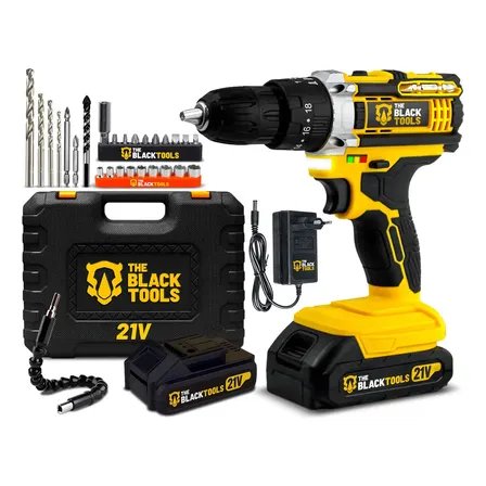 The Black Tools 21V: Versatilidade Acessível para o Profissional Leve e o Entusiasta do Faça-Você-Mesmo