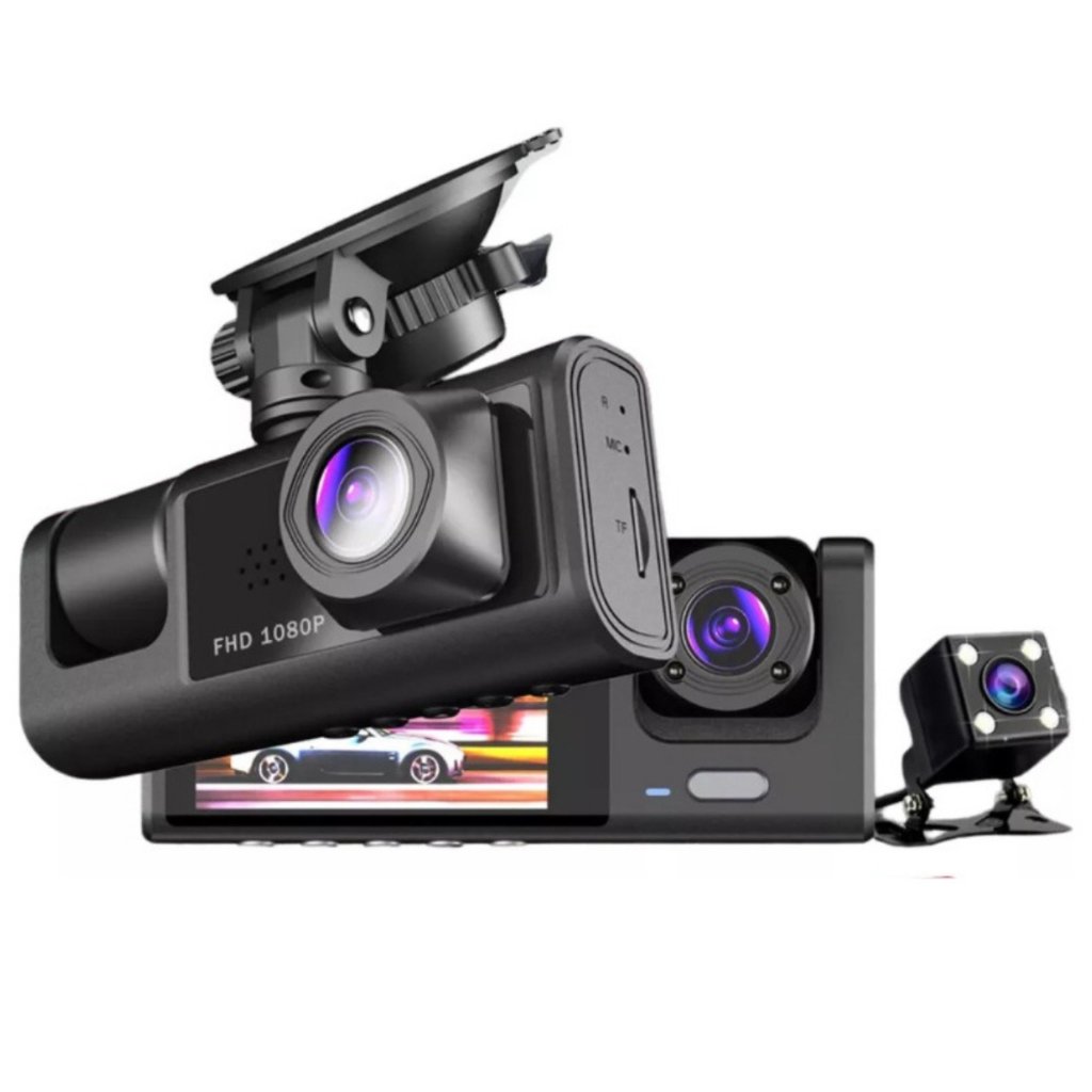 Dashcam Tripla Full HD: A Segurança Acessível para Motoristas Profissionais
