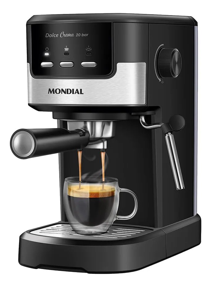 Review Técnico: Cafeteira Espresso Dolce Crema 20 Bar Mondial