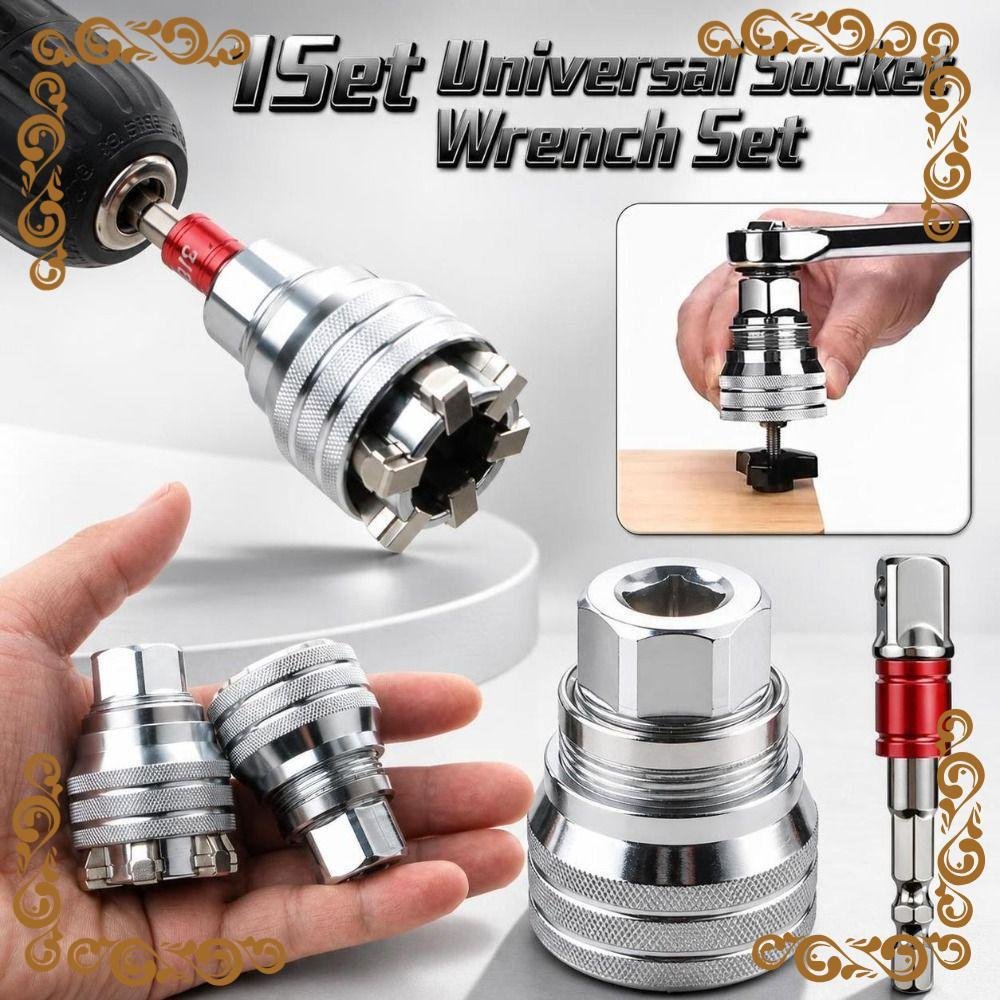 Conjunto de Chave de Soquete Universal Mágico de 3/8 Polegadas