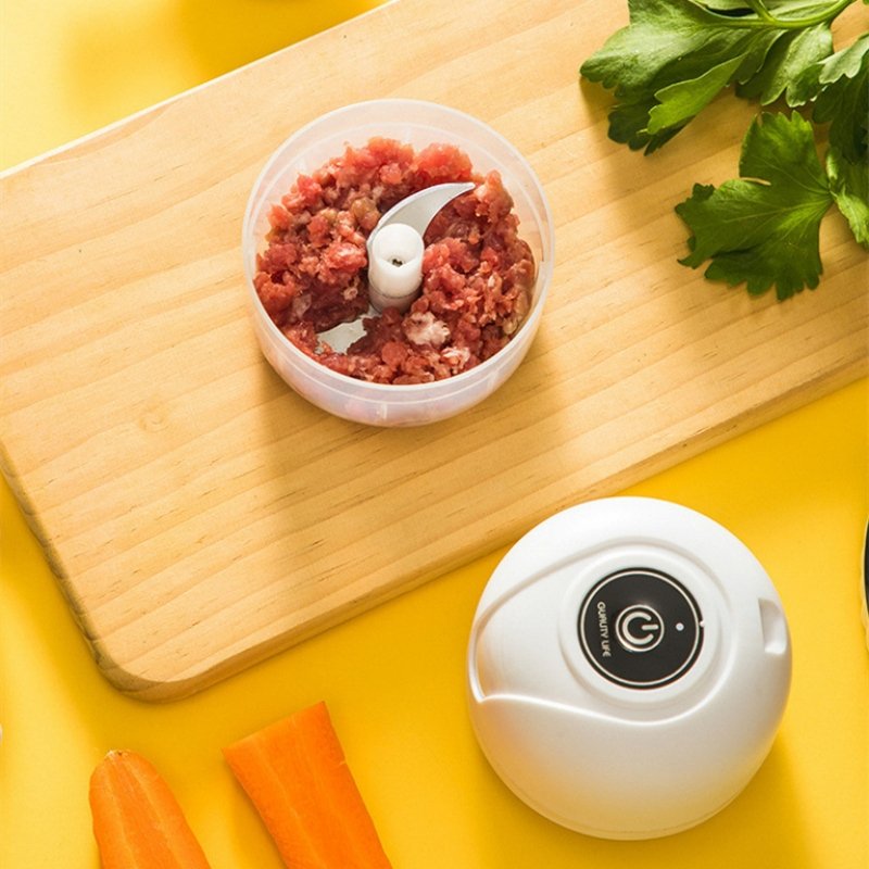 Mini Processador de Alimentos Elétrico Sem Fio Portátil 250ml