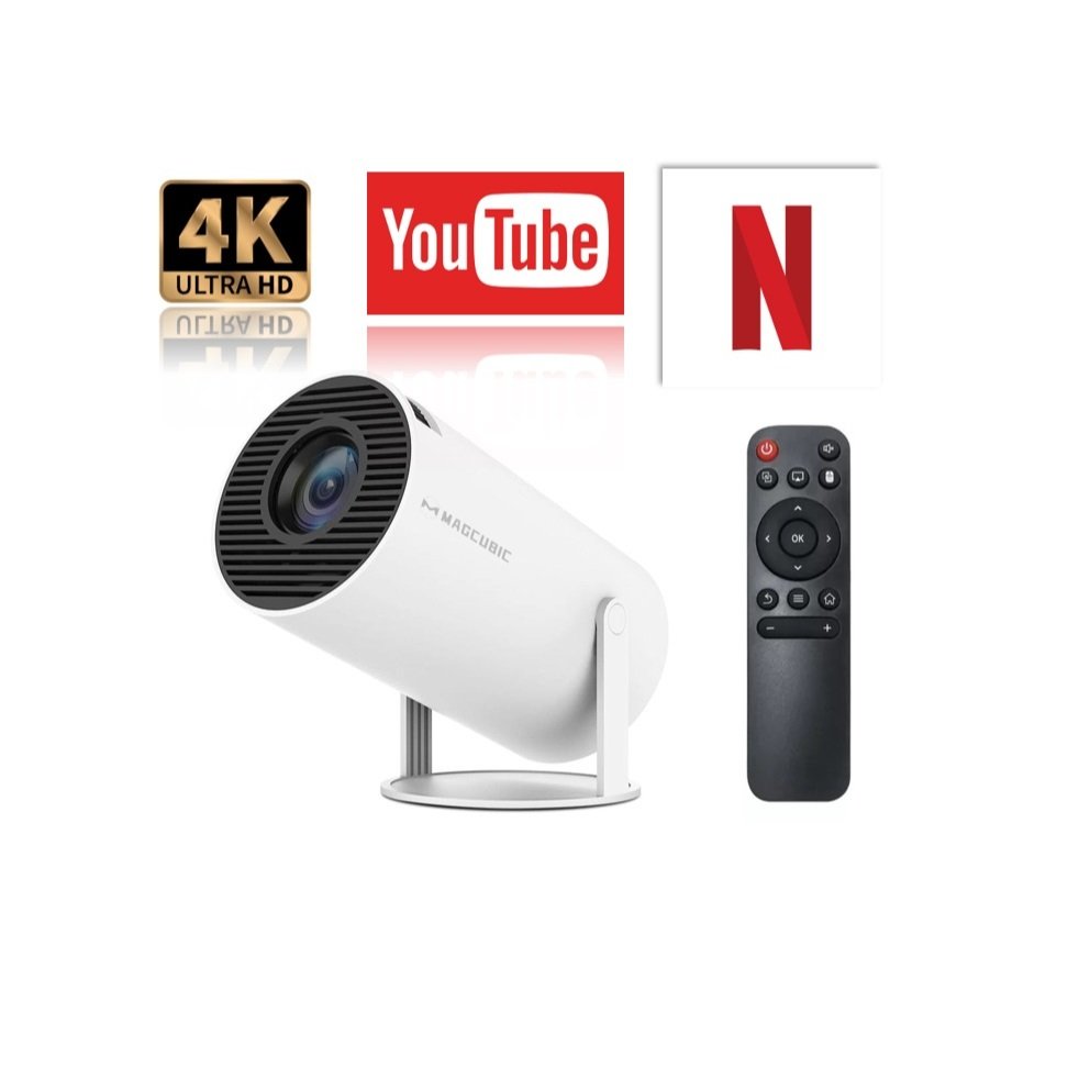 HY300 Mini Projetor: Portabilidade e Conectividade Avançada para Seu Entretenimento