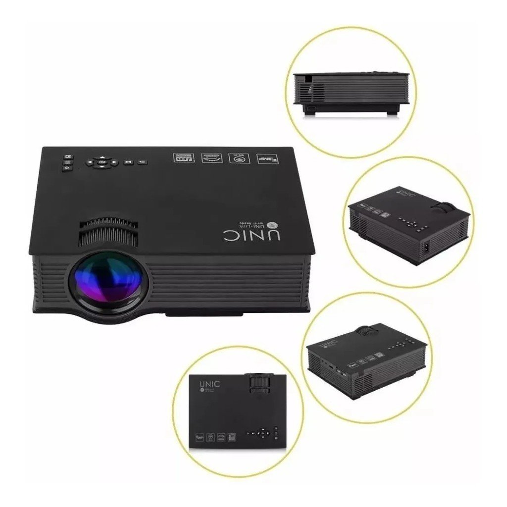 UC 68: O Mini Projetor LED Portátil com WiFi – Análise Detalhada