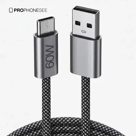 Cabo USB-C 60W Pro Phone See: Velocidade e Durabilidade, Mas Onde Está o Desconto de 40%?