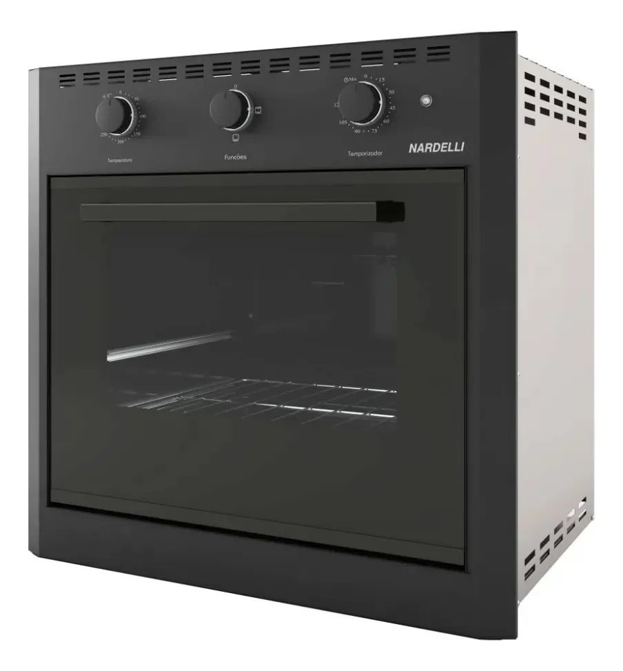 Review Técnico: Forno Elétrico de Embutir Nardelli Black 60L Redefine a Cozinha Moderna
