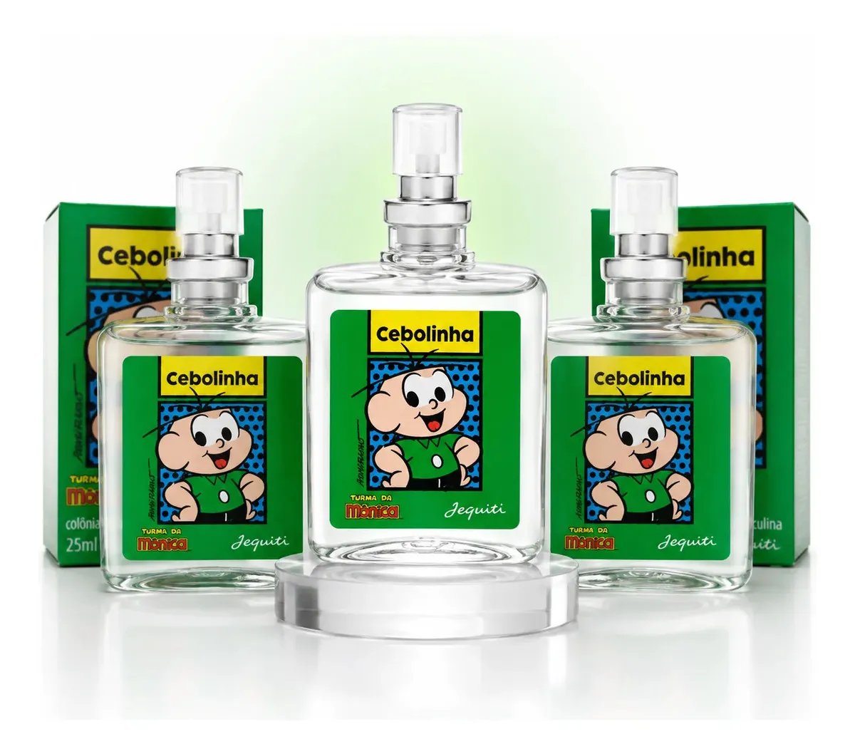 Kit 3 Perfumes Cebolinha Jequiti 25ml Turma da Mônica