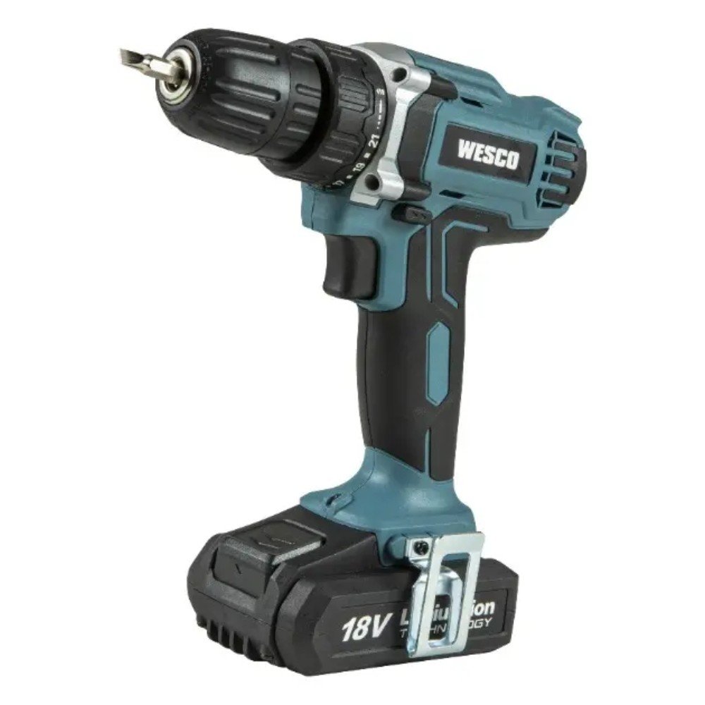 Parafusadeira Furadeira 18V Wesco WS2972: Potência e Versatilidade