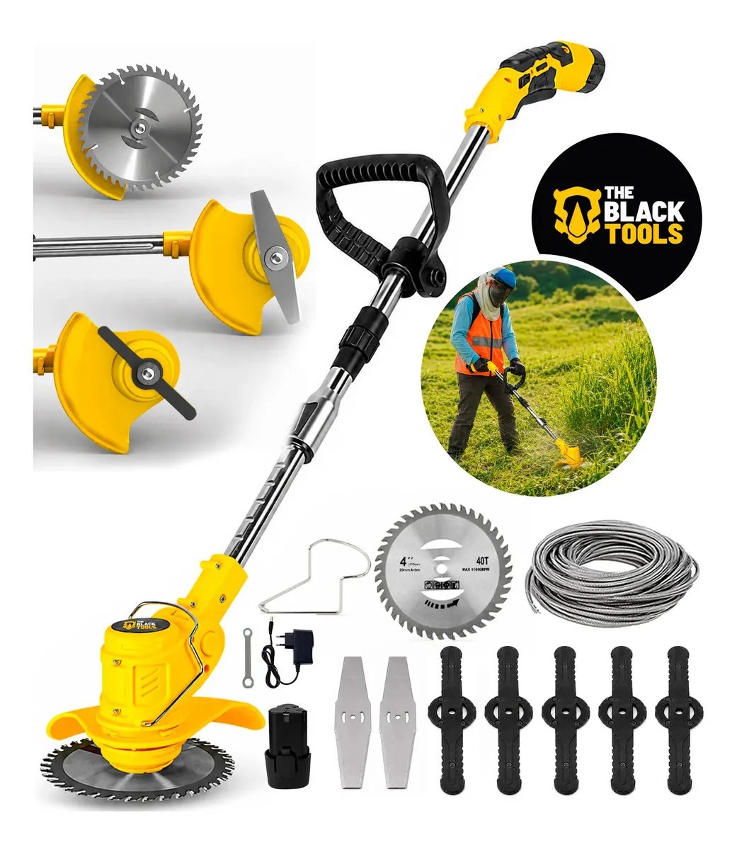 Análise Técnica: Roçadeira TCG12B The Black Tools – Eficiência e Mobilidade para Manutenção Residencial