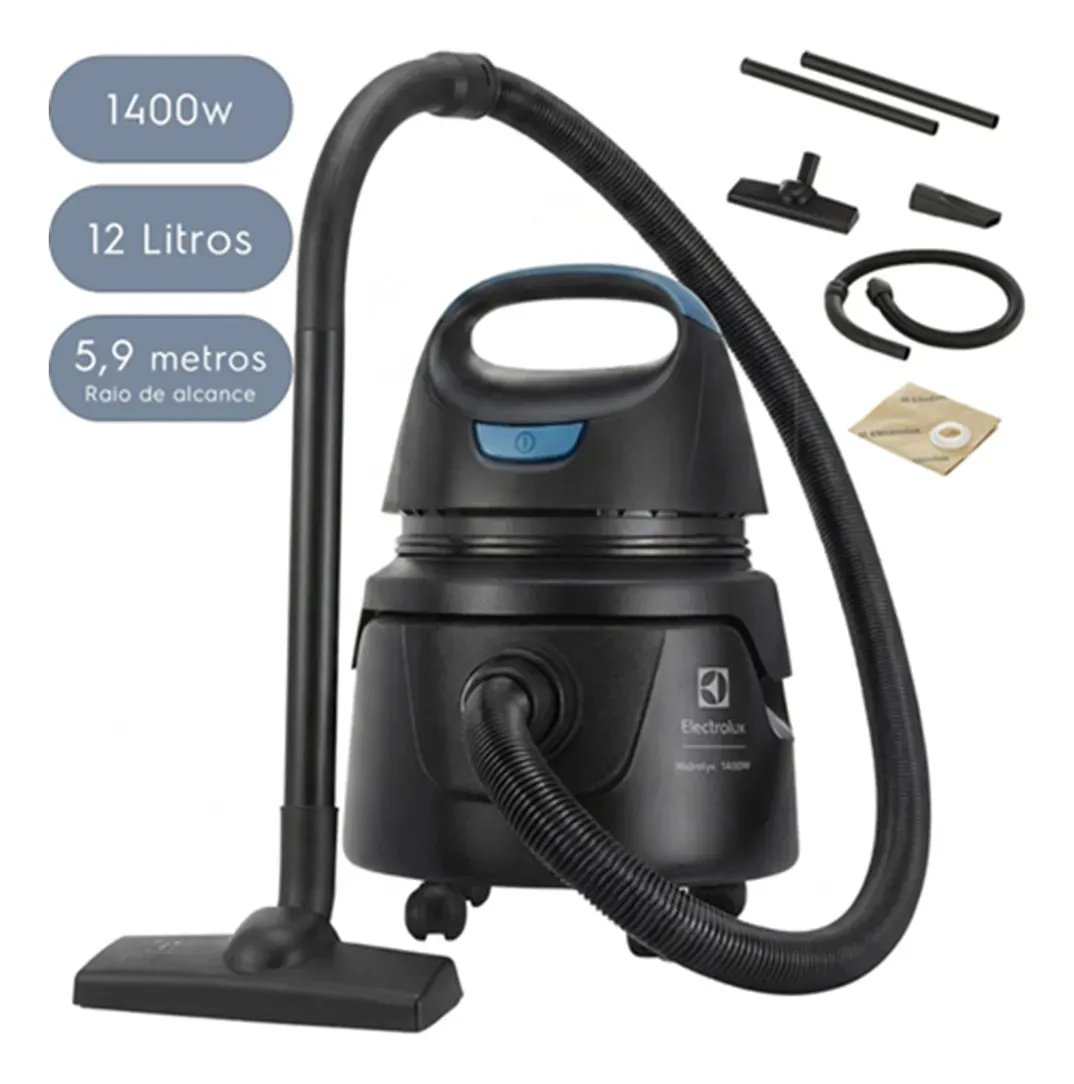 Electrolux AWD01: Potência 1400W e Versatilidade para Líquidos e Sólidos em Oferta