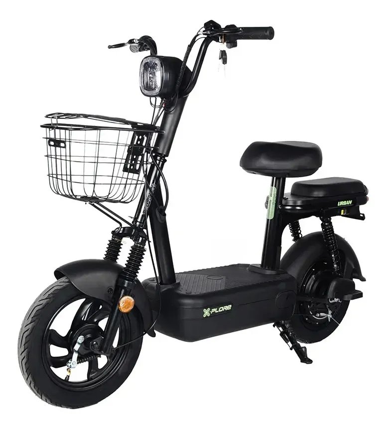 Bicicleta Scooter Elétrica Xplore 500W 48V Preta