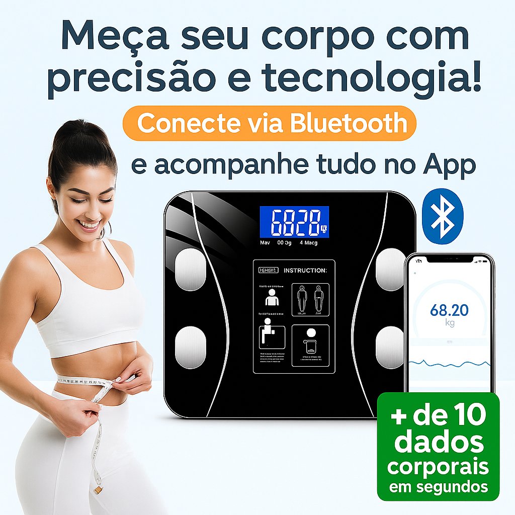 Balança Bioimpedância Bluetooth 180kg: Análise Detalhada de Custo-Benefício e Precisão