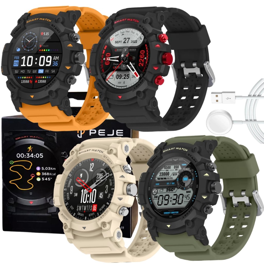 Review Técnico: Smartwatch Tático Militar G01C - Resistência Extrema e GPS Integrado por Preço Acessível