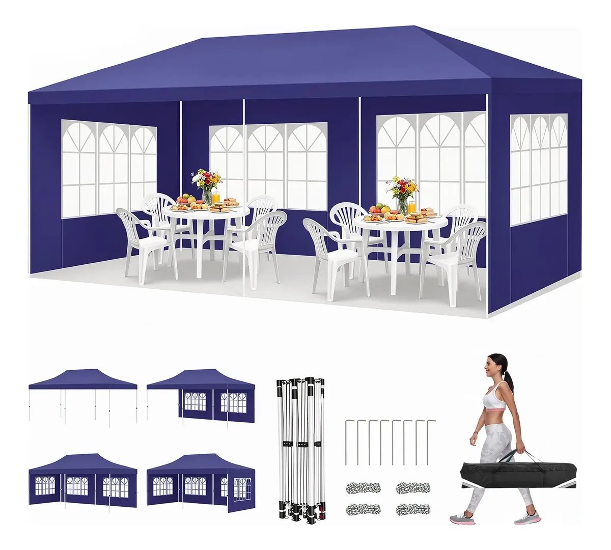 Gazebo 3x6m Articulado: A Solução Robusta para Cobertura Ampla e Montagem Rápida