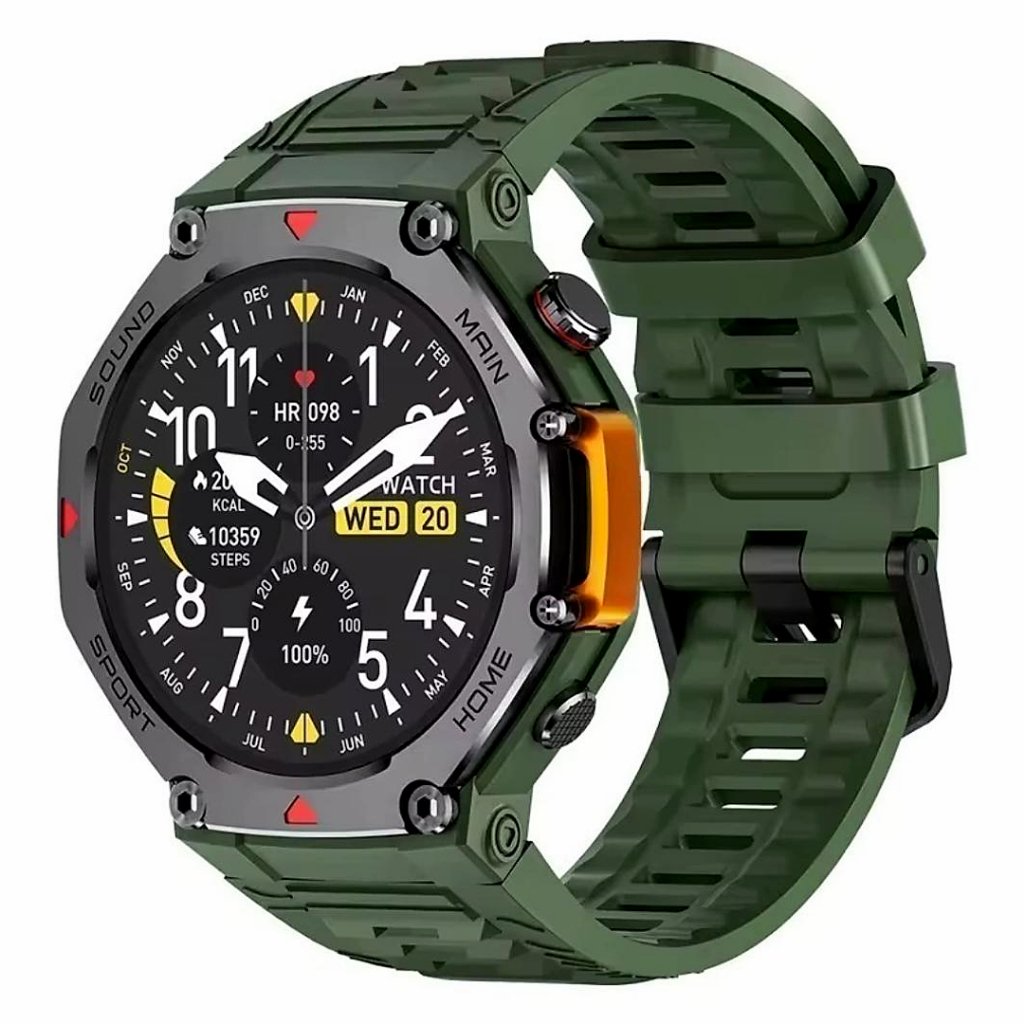 Smartwatch Microwear M REX 4 AMOLED com GPS e NFC