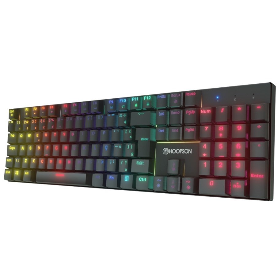 Hoopson MJ-91: Análise Detalhada do Teclado Mecânico Gamer ABNT2 Acessível