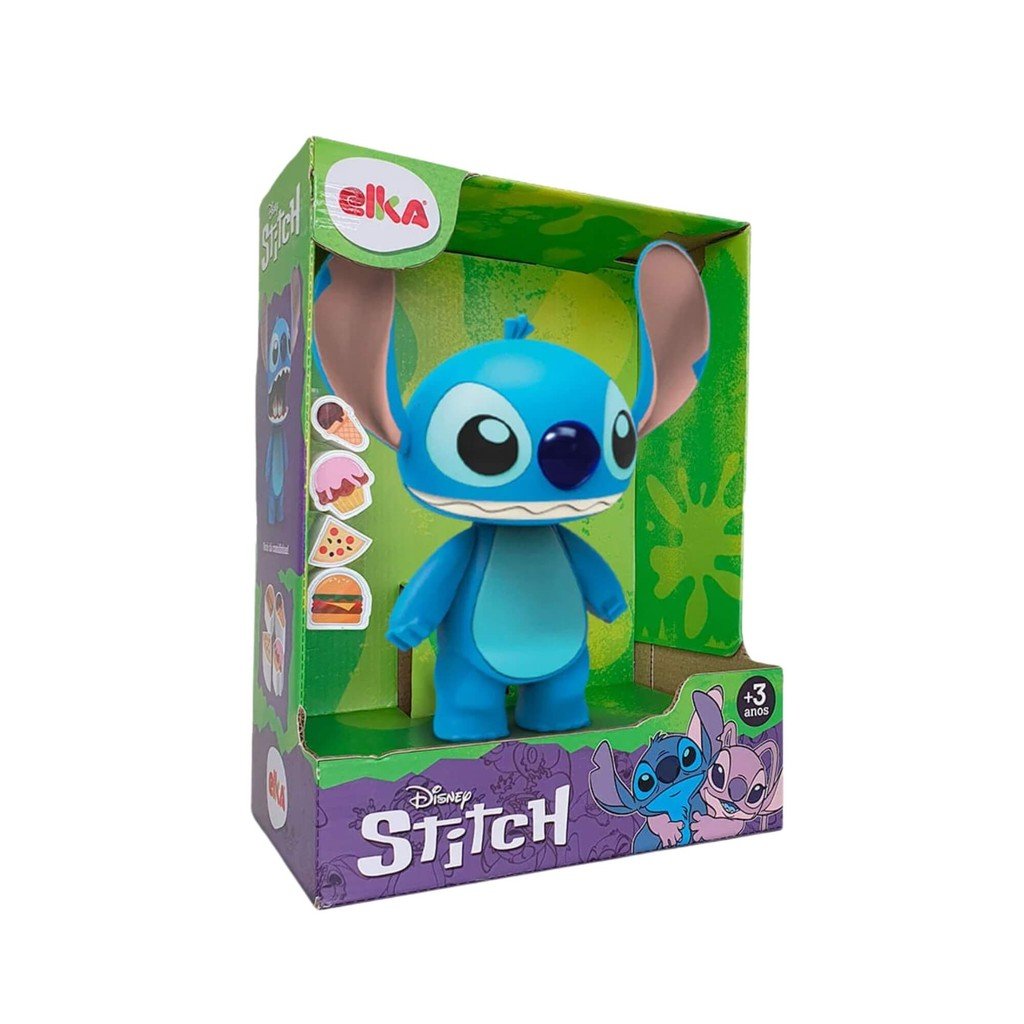 Boneco Articulado Stitch Disney 24cm Elka Colecionável