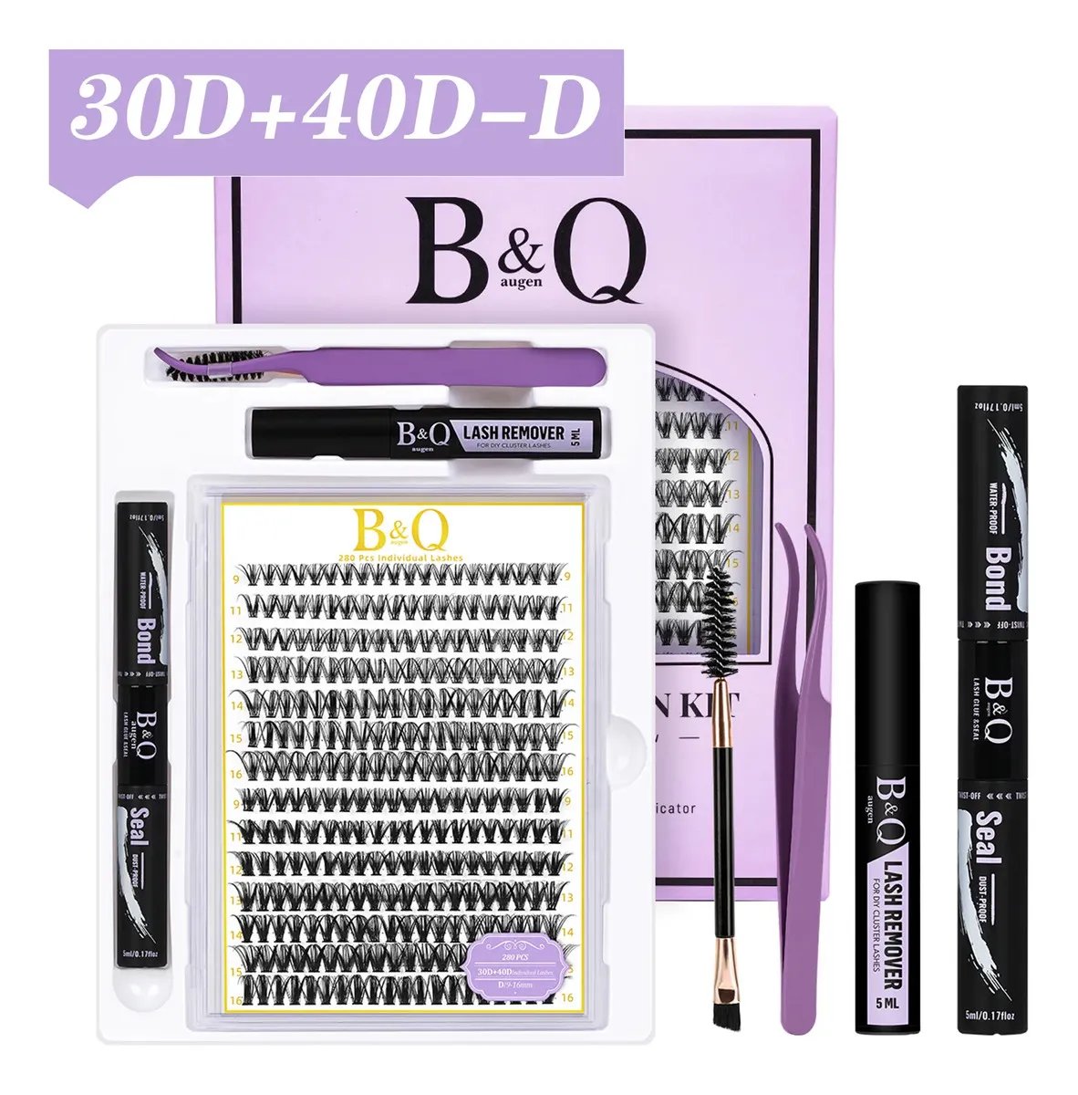 Análise Detalhada: Kit Cílios B&Qaugen Curvatura D – Volume Expressivo e Aplicação Simplificada